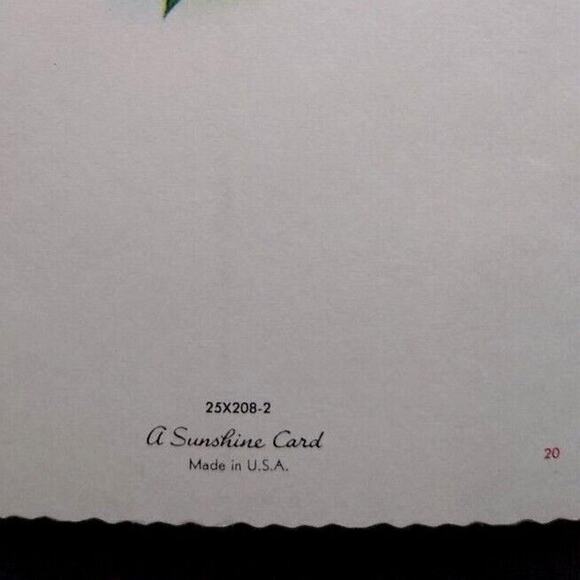 Mid Century Mod Christmas Greeting Card Glitter Candle On Earth Good Will Peace - Picture 5 of 5